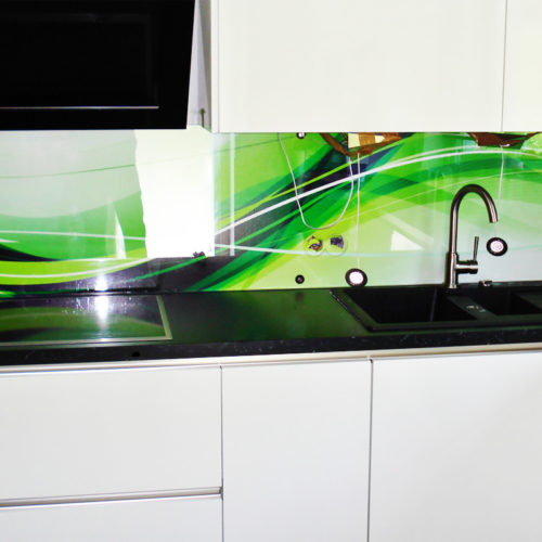 Küchenrückwand mit Digitaldruck